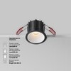 Миниатюра фото встраиваемый светодиодный светильник maytoni alfa led dl043-01-10w2.7k-rd-b | 220svet.ru
